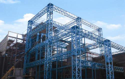 苏州光大环保垃圾电厂钢结构网架工程