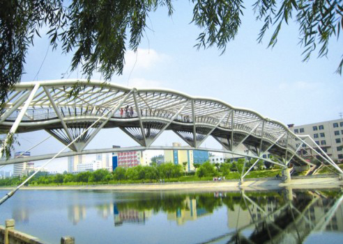 郑州东风渠景观桥1